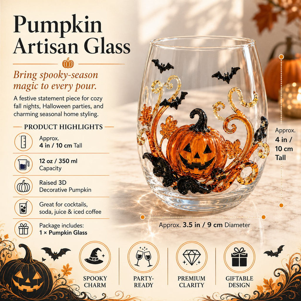 3D Halloween Glassware Collection | Spooky Designs, Festive Sips & Cozy Fall Moments