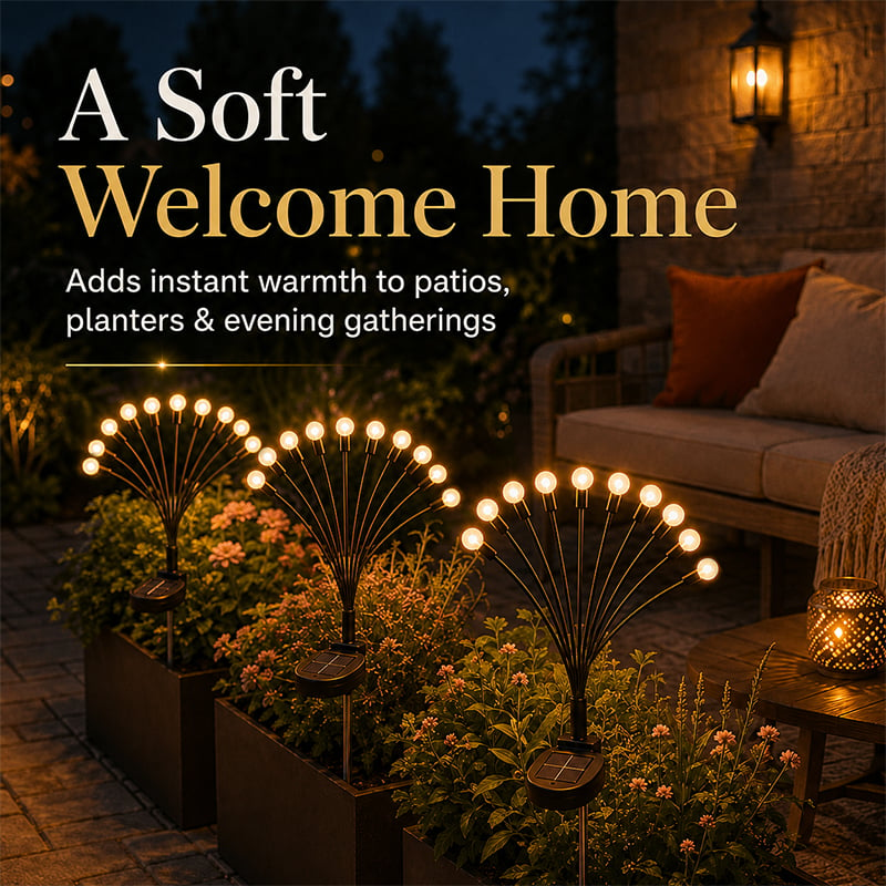 💥BUY 1 GET 1 FREE (2 PCS)🔥 Solar Firefly Garden Stake Lights