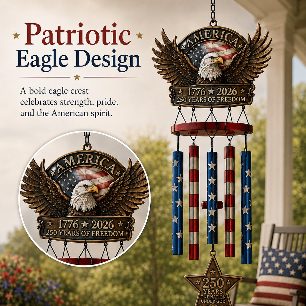 250 Years of Freedom Commemorate Wind Chime
