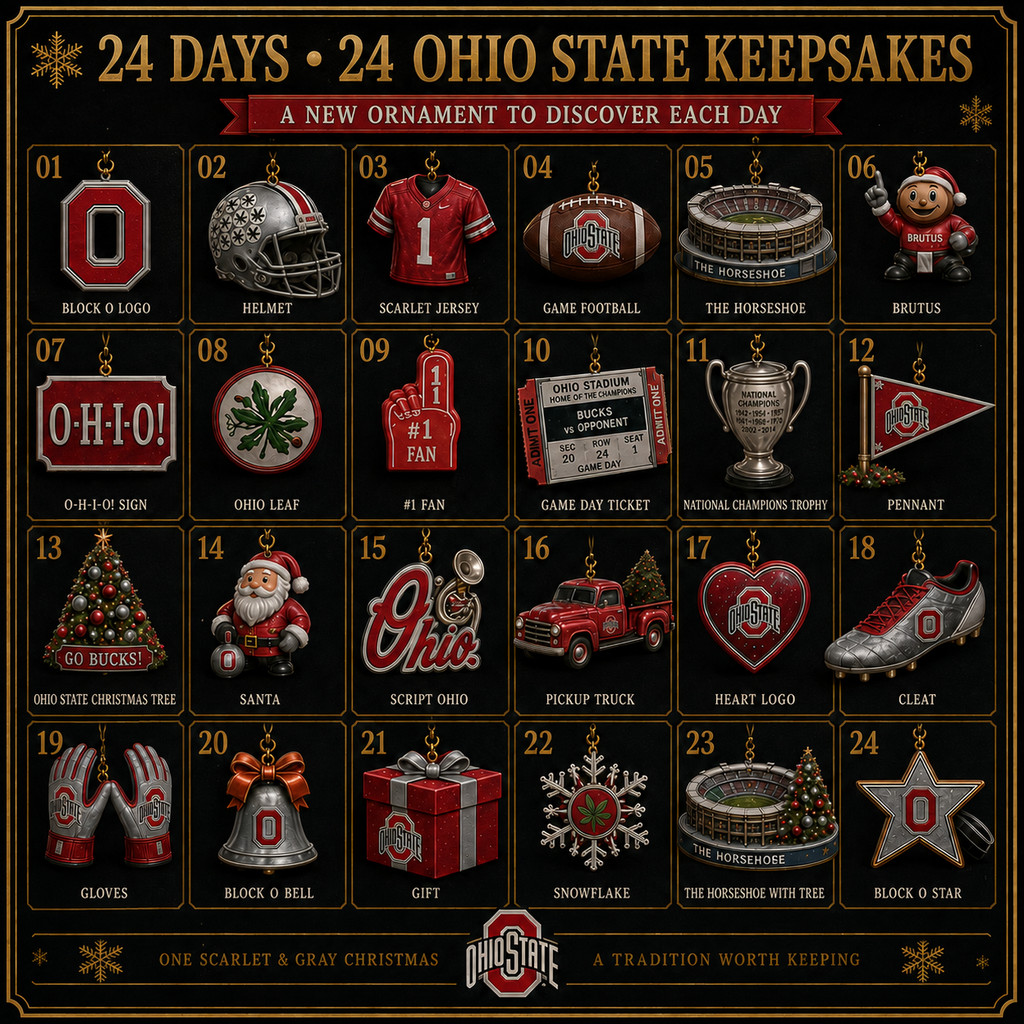 🎄 O-H-I-O! Football Christmas Advent Calendar