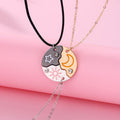 Magnetic Rhinestone Star, Moon & Sun Necklaces (3pc)
