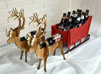 🦌🛷Deer And Sleigh Beer Holder - Perfect Christmas Gift