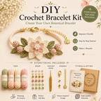 Nature-Inspired DIY Crochet Bracelet Kit