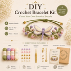 Nature-Inspired DIY Crochet Bracelet Kit